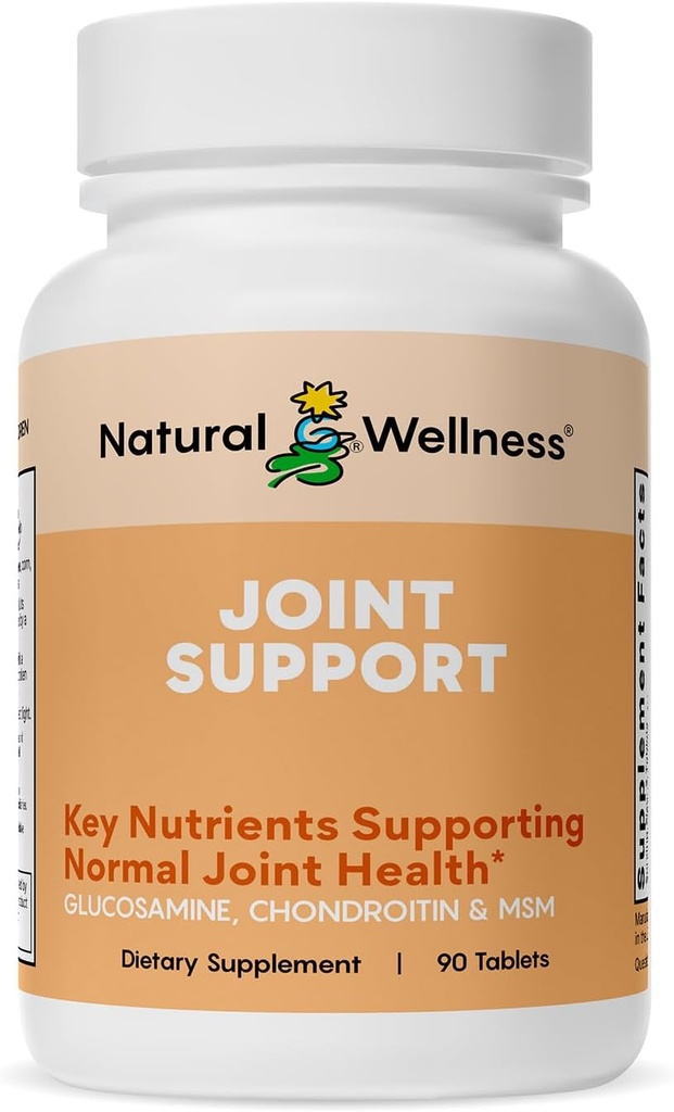 Bien-être naturel Glucosamine Chondroitine avec MSM et supplément curcuma – Soutient la santé, la mobilité et la résistance au cartilage – Glucosamine MSM Comprimés pour la flexibilité – 90 Compte