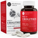 Neurogan Urolithine A Capsules PRO - 1000mg, 120 Ct - Santé Cellulaire Avancée, Suppléments Biotiques - Supplément Ultra Micronisé Urolithine A, Extrait de grenade