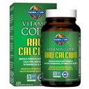 Jardin de la vie Supplément de calcium brut pour les femmes et les hommes - Code de vitamine fabriqué à partir d'aliments entiers avec du magnésium, K2, vitamine D3 et vitamine C plus probiotiques pour la digestion, 120 capsules