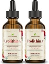 Urolithin A 2000mg Liquid Drops with Pomegranate Extract, Vita-Age Complex, High Bioavailability (2 Pack)