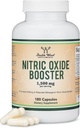 Supplément à oxyde nitrique (Stim Free Pre Workout) - Booster à oxyde nitrique avec Nitrosigine, L Arginine et L Citrulline (Étudié cliniquement pour stimuler le flux d'oxyde nitrique no2) 180 Capsules par Double Wood