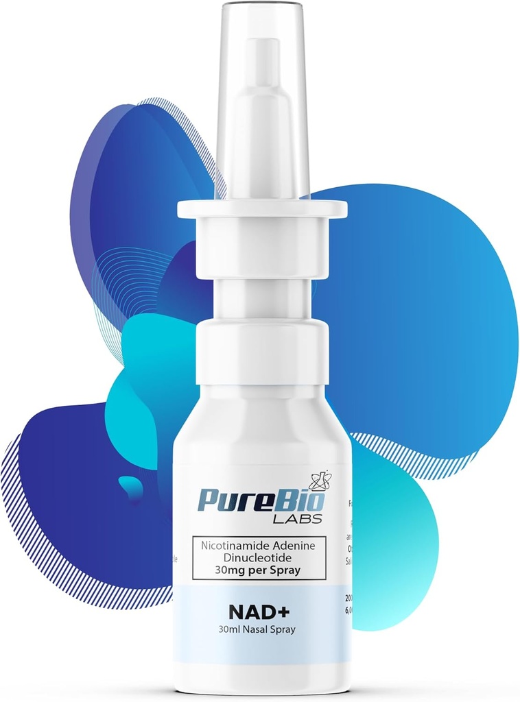 NAD+ Spray nasal - 30mg par spray, 30ml Total, 200 Sprays – Énergie cellulaire et métabolisme (1 bouteille)