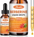 (2 Pack) Supplément berbère, gouttes liquides berbères avec cannelle Ceylan, mélône amère, sans sucre et supplément végétalien soutient le système immunitaire et le soin gastro-intestinal - 4 FL Oz