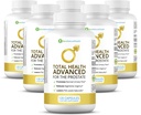 Ben's Natural Health Total Health Advanced, Supplément de soutien à la prostate avec 29 ingrédients Beta-Sitostérol, Vitamines C, D, E, Zinc, Pygeum, Turmeric, Saint Basilic, 900 Capsules, 6 Pack