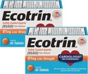 Ecotrine Aspirine enduite à faible résistance, AINS 81mg, 45nombres (2paquets)