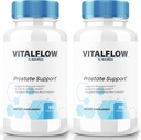 (2 packs) Capsules VitalFlow, formule de support de la prostate avancée VitalFlow, formule naturelle officielle pour le contrôle du régain, pilules de force maximale pour le bien-être, commentaires de flux vital (120 capsules)