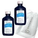 SWAN Castor Oil USP 100 % stimulant laxatif pour le soulagement de la constipation occasionnelle 4 Fl Oz (paquet de 2) Plus sac solide et imperméable