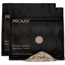 ProMix en poudre de protéines de caséine de nutrition - graminée, pâturage élevé, libération lente 25g Caséine Micellaire - 5.4g BCAAs Sans gluten, sans sucre, sans soja - Chocolat, 5lb