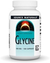 Source Naturals Glycine 500 mg Acid Amino Dietary Supplément - 100 Capsules