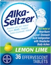 Alka-Seltzer Lime citron 36 comprimés effervescents (paquet de 2)