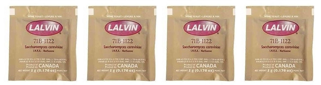 Lalvin 71B-1122 Levure (Multi, Fоur Paсk)