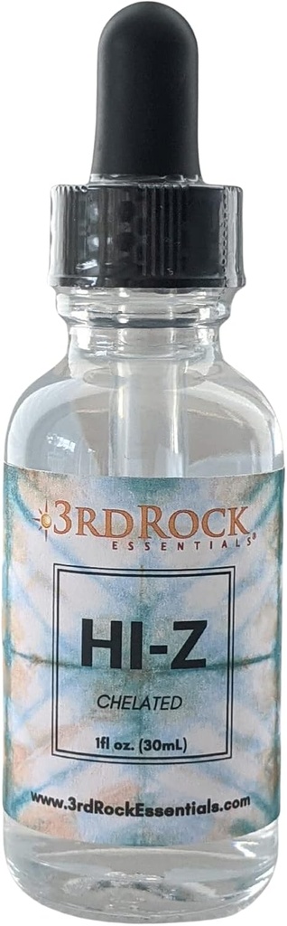 3ème Rock Essentials (HI-Z Zinc Immmune Support Supplément) All Natural Liquid Zinc Supplément Dietary Complement (HI-Z) All Natural Personal Care (1 fl oz) 120 Serviettes