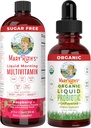 MaryRuth Organics Liquid Multivitamin Raspberry & Liquid Probiotic 4oz Bundle.
