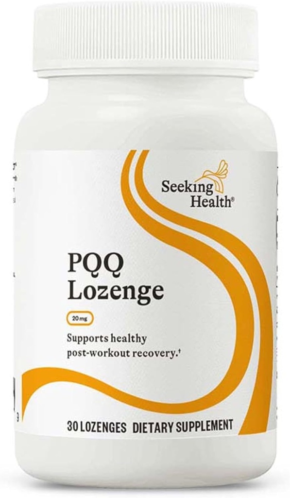 Recherche santé PQQ, 20 mg Pyrroloquinoline Quinone (PQQ) par lozenge, nutriments comme les antioxydants pour soutenir le vieillissement en santé et le stress oxydatif, végétarien et végétalien (30 losanges)