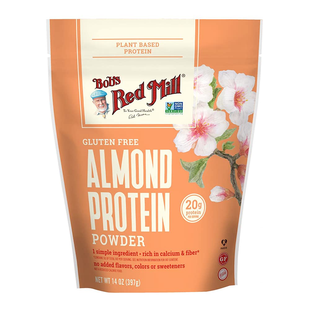 Poudre de protéines d'amande sans gluten de Bob's Red Mill 14 oz (paquet de 1)