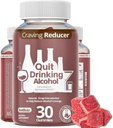 Sober from Alcohol, Quitter Alcohol Craving Relief-Multi-Vitamine Gummy pour aider à réduire Cravings, Anti-alcool, Détox du foie, Facile à prendre en tant que besoin de soutien essentiel / 30 jours de comptage (Quit Alcohol)
