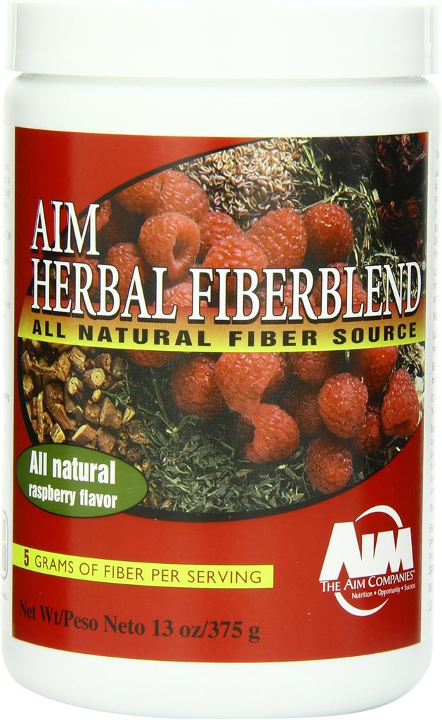 AIM Poudre de framboises à base de fibres à base de plantes 13 oz.