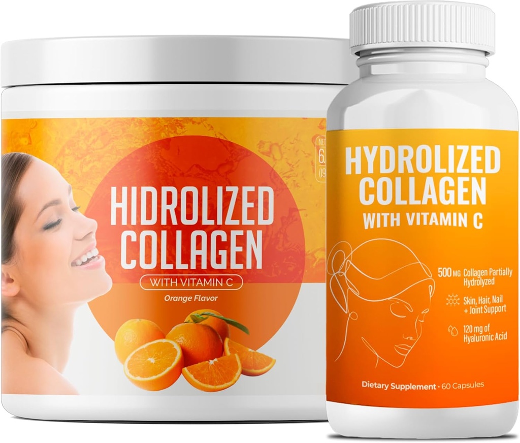 Supplément de poudre de collagène hydrolysé Promote cheveux, ongles, peau, os, santé articulaire, santé Gut.