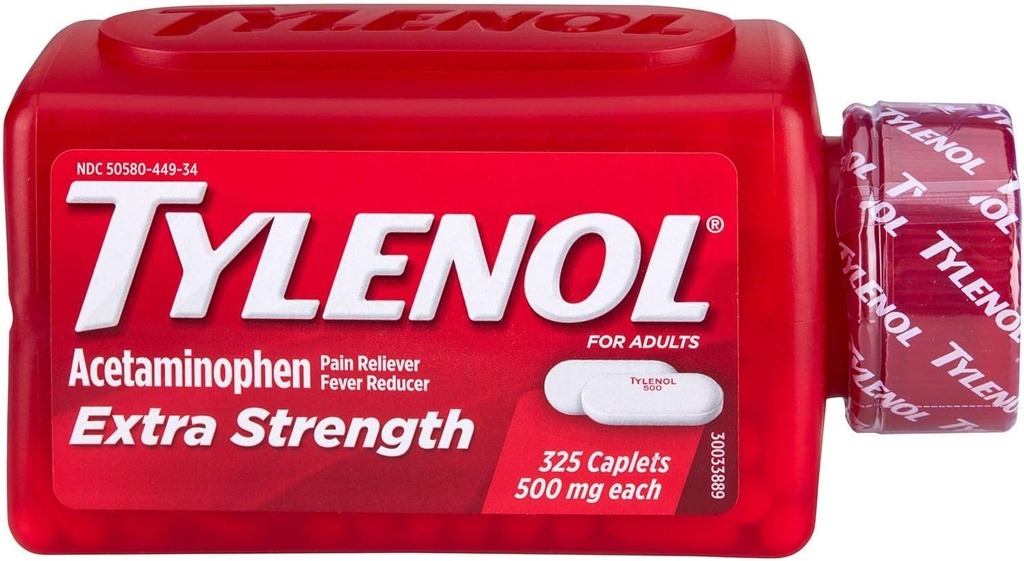 Tylenol Acétaminophène extra-résistant 500 Mg (325ct)