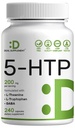 Offre Supplément 5-HTP 200mg par portion, 240 Capsules, 98% Extrait de graine de Griffonia dérivé d'Afrique, 4 en 1 Formule Plus Active L Theanine, L Tryptophane, et GABA