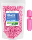 XPRS Nutra Taille 0 Capsules vides -1000 Capsules de gélatine vides de compte - Pills Bricolage Capsule Remplissage - Pure Pilule à Pilule pour Suppléments Do-It-Youlf (Pink)