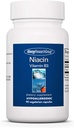 Groupe de recherche sur l'allergie Supplément de niacine - Vitamine B3 pour les hommes et les femmes, Niacine avec grippe, acide nicotinique, NAD, 250 mg Capsules végétariennes - 90 Compte