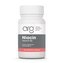 Groupe de recherche sur l'allergie Supplément de niacine - Vitamine B3 pour les hommes et les femmes, Niacine avec grippe, acide nicotinique, NAD, 250 mg Capsules végétariennes - 90 Compte