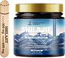 M inch 600mg Shilajit Pure Sibérie biologique Shilajit résine - Shilajit résine pour hommes et femmes avec une puissance élevée pour l'énergie, la force et l'immunité