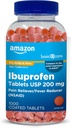   Basic Care Ibuprofen Tablets, Fever Reducer and Pain Relief from Body Aches, Headache, Arthritis and More, 1000 Count (Packaging may vary)