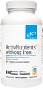 XYMOGEN ActivNutrients sans fer - Multivitamine Multiminéral pour le bien-être, l'immunité, l'énergie et le soutien de l'humeur - Minéraux chélatés + Vitamines actives B avec folate (240 capsules)