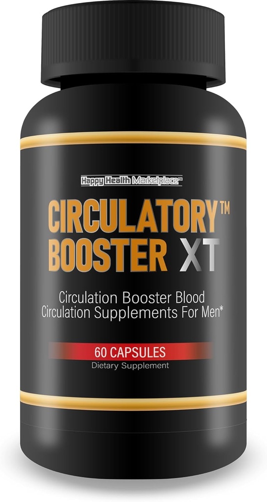 Circulatory Booster XT - Our Best Circulation Booster Blood Circulation Supplements For Men - Advanced Blood Flow Support For Whole Body Circulation Support - Better Blood Flow Blood Circulation Pills