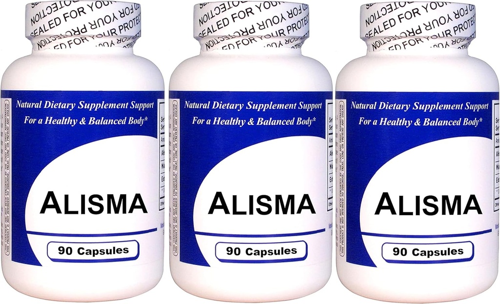Alisma (90 capsules)- Extrait concentré de plantes - Supplément alimentaire - 3 boîtes