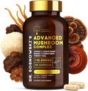 BioActive complexe de champignons X10 du Dr Sosnowski. Extraits potentiels de la Mane du Lion, Cordyceps, Chaga, Turkey Tail, Reishi, Shiitake, Tremelia, Oyster, Agaricus et Enoki. 120 Capsules