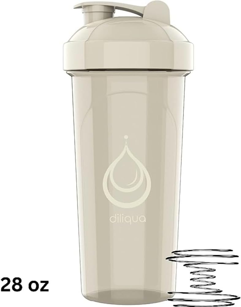 2 Bouteilles de Shaker PACK, 28 oz & 20 oz avec des fouets de fil puissant pour les mélanges protéiniques