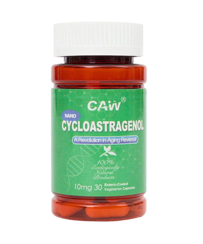 CAW Nano Cycloastragenol 10Mg Activation de la télomérase Anti-Aging