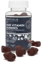 Gommies de cheveux pour hommes de particules, supplément sans gluten et végétalien avec vitamine C, biotine, zinc et vitamine B12, supplément de cheveux et de bien-être pour hommes, parfum de cerise, 60 gommies, 1 mois d'approvisionnement