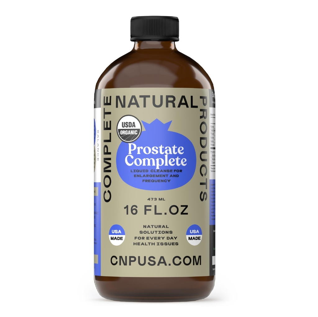 Produits naturels complets Prostate Complet - Bouteille en verre 16oz