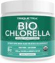 Poudre de Chlorella biologique – Raw & Sun-Grown – Algae Vert Nutrient-Dense avec CGF (facteur de croissance de Chlorella), soutient le bien-être et la vitalité globales – Vegan-Amis – 75 portions (225g)