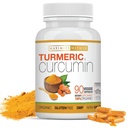 Curcumine curcumine avec piperine 1500mg, 90 Compte