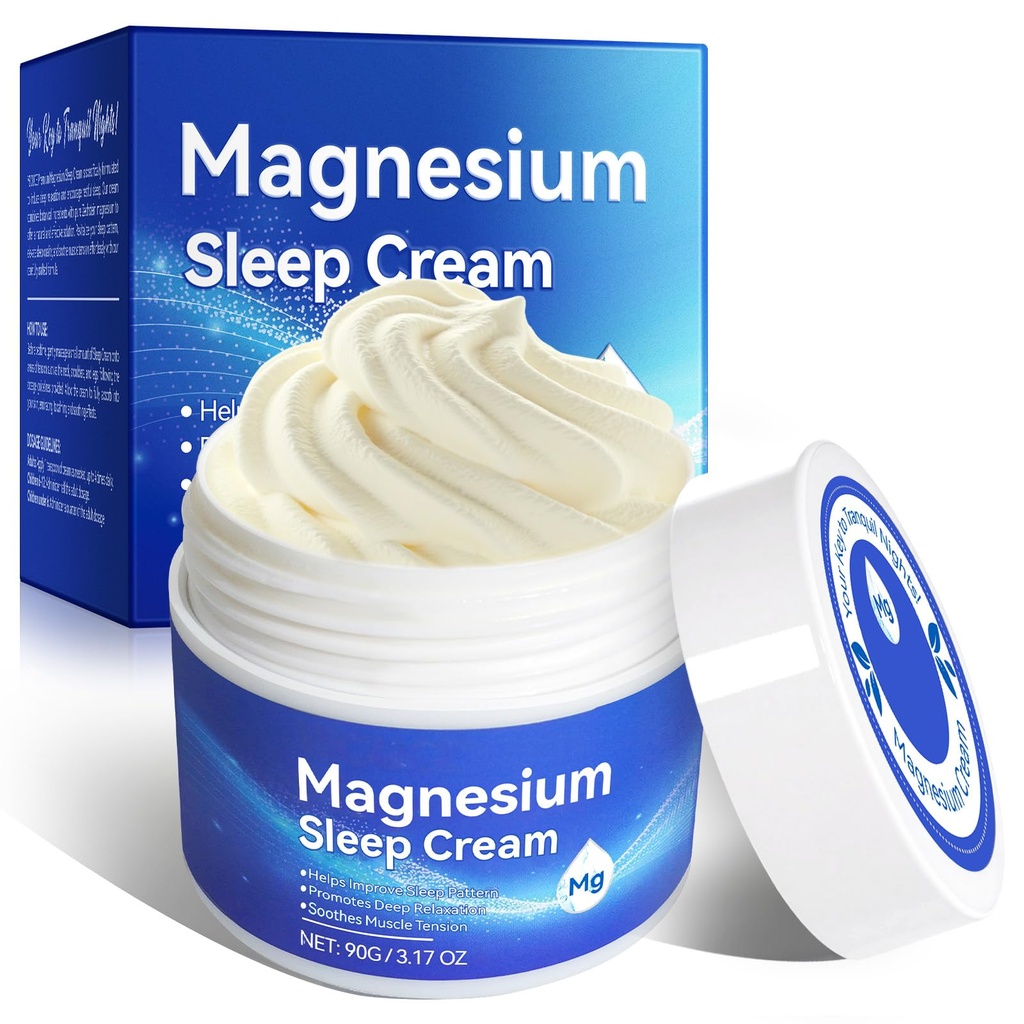 Huile de magnésium pour pieds, Crème de magnésium topique, Zechstein véritable haute concentration