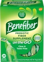 Supplément de fibre de benefiber sur le Go Stick Packs pour une utilisation pratique 28 Stick Packs par boîte (1 boîte seulement)