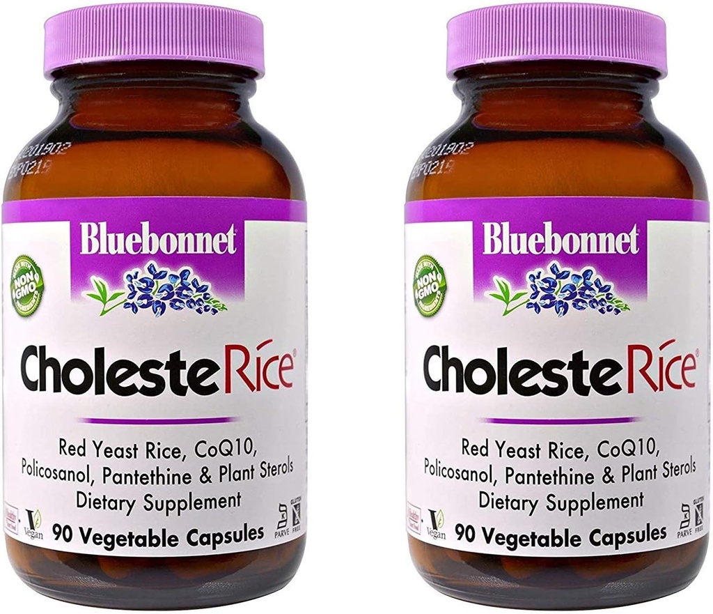 Bluebonnet Nutrition, CholesteRice, 90 Veggie Caps - 2pc