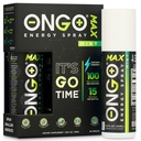 OnGo Energy - caféine naturelle (1500mg) Spray Oral à énergie instantanée : végétalien, sucre et sans gluten B3, B6, B12 spray vitaminique : focus et mémoire : étude, travail et bien plus encore