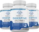 Enzymes Digestives Naturelles et Supplément Probiotique pour Adultes, 180 Capsules - Mélange Nutritif d'enzymes Digestives et Avantage Probiotique pour Digestion et Santé Digestive.