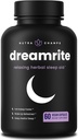NutraChamps 10-en-1 Aide naturelle au sommeil pour les adultes - Mélatonine, Baume de citron 1000mg, Camomille 400mg, Racine Valérienne 600mg, L Theanine, L Tryptophane, GABA, Aide au sommeil Magnésium