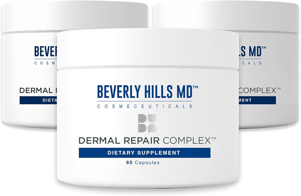 Beverly Hills MD Supplément anti-âge de réparation cutanée - acide hyaluronique, collagène, vitamines pour une peau lisse et plumpienne (3)