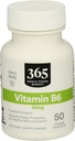 365 Par marché des aliments entiers, vitamine B6 50Mg, 50 Nombre