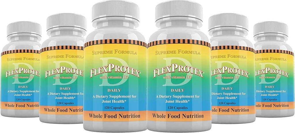 Santé quotidienne, Flexprotex D 6 flacons 720 capsules