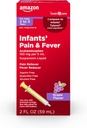 Soins de base Douleur et fièvre des nourrissons Suspension buvable, acétaminophène 160 mg par 5 mL, soulagement rapide et efficace de la douleur et réducteur de fièvre pour les enfants, arômes de raisin, 2 fl oz (paquet de 1)
