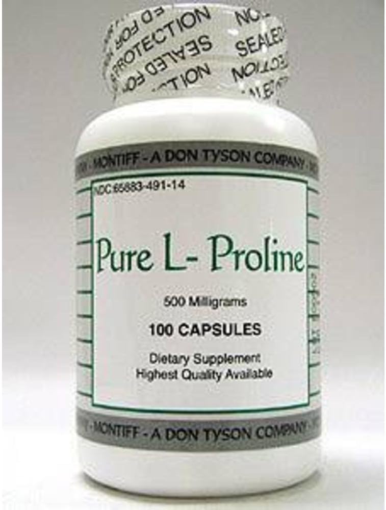 Pure L Proline 500 mg 100 gélules